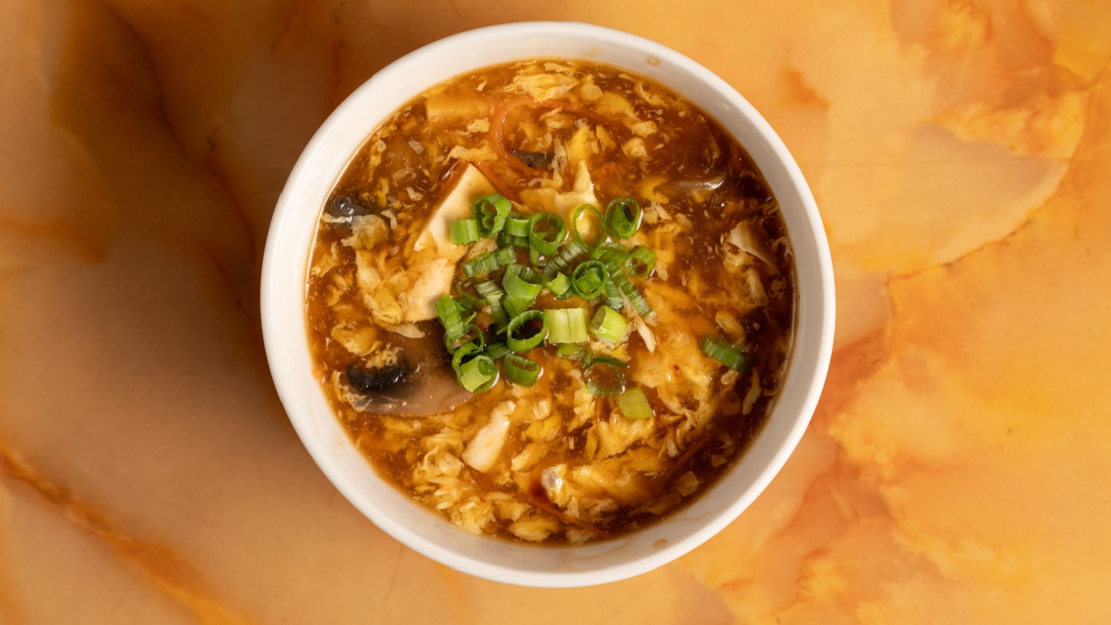 Asian hot and sour soup that hits every flavor note