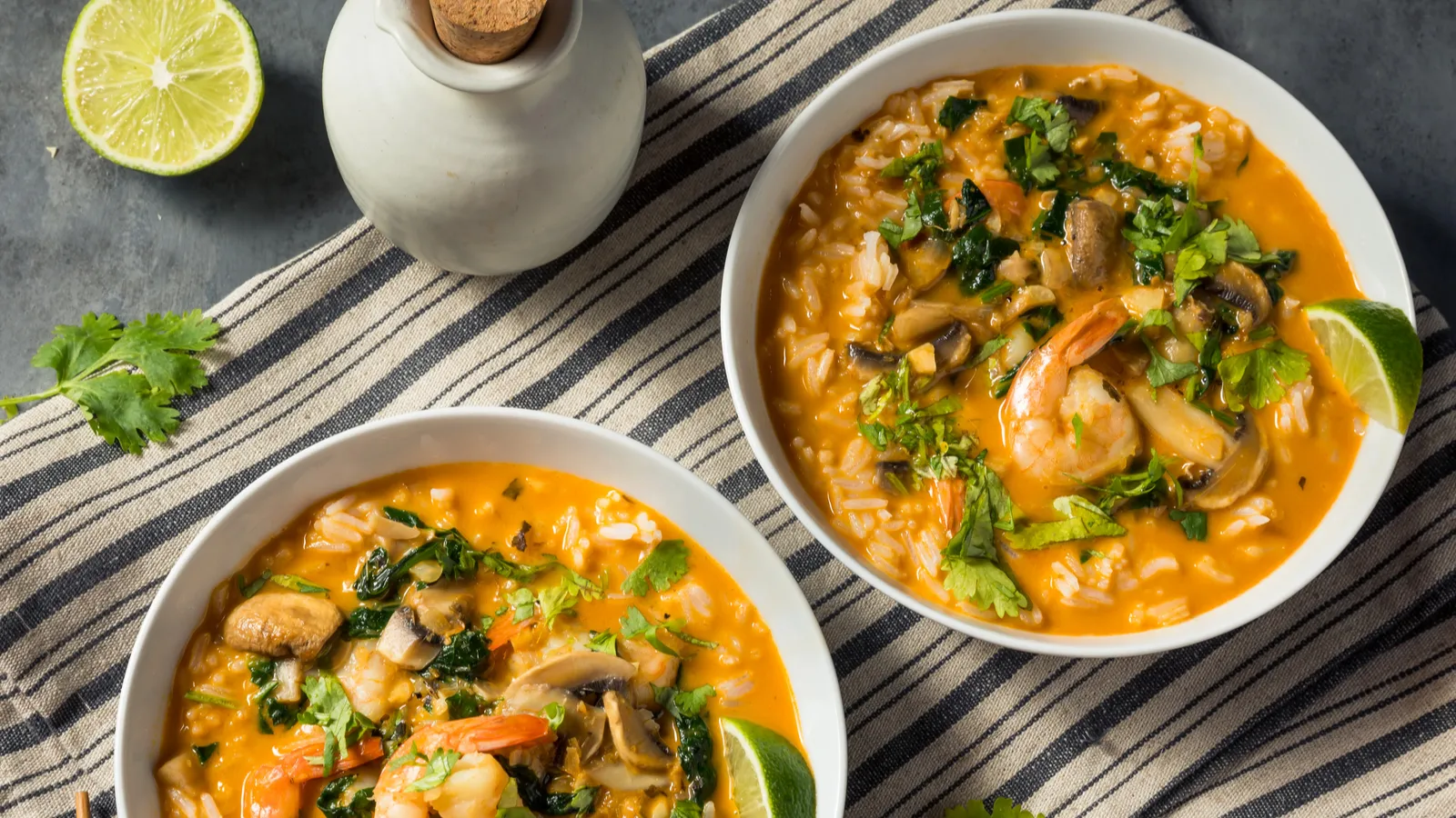 Thai coconut shrimp soup brings spicy, creamy comfort to the table